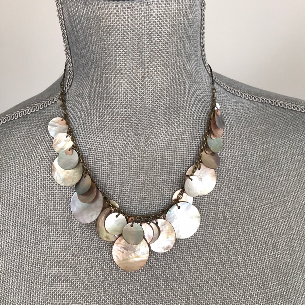 Banana Republic reversible necklace.